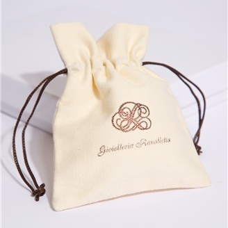 Personalized Satin Lined Velvet Jewelry Bags with Hot-stamping